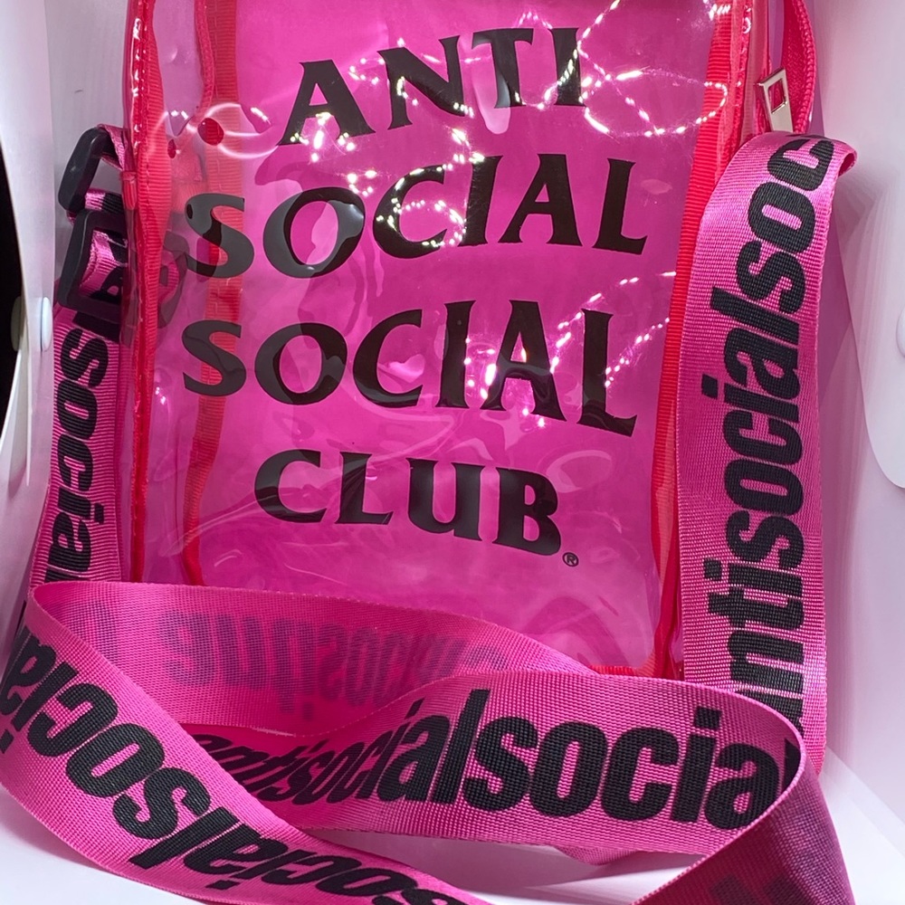 AntiSocial Social Club Pink Transparency Crossbody